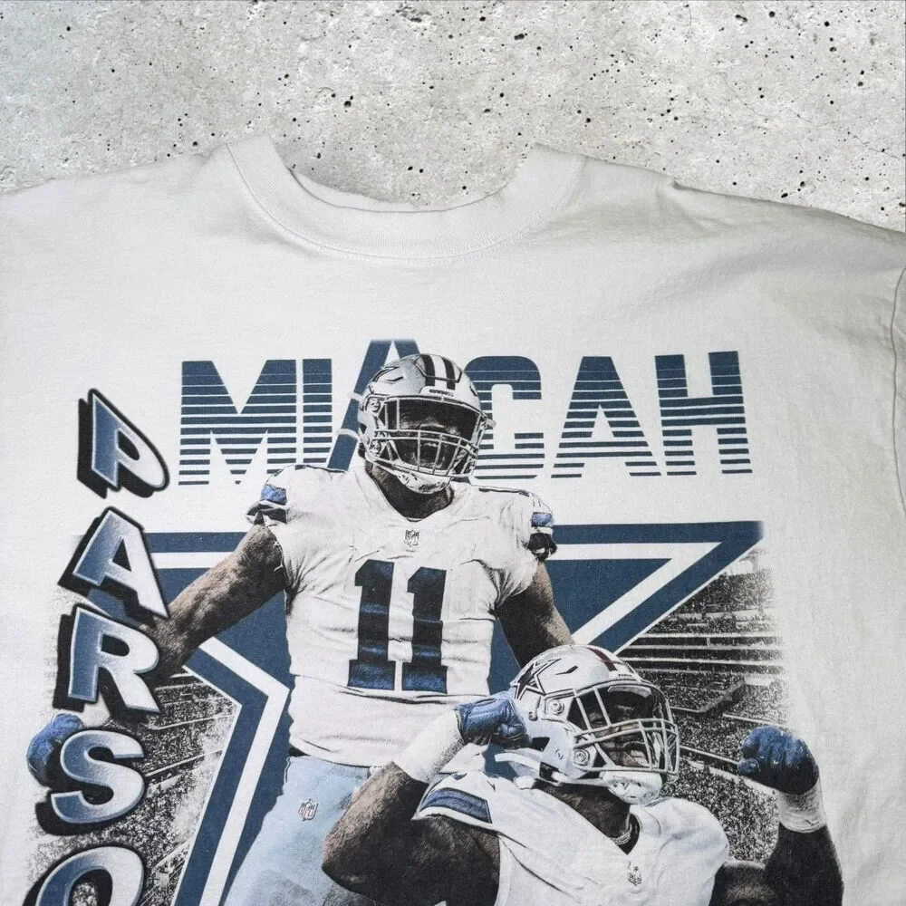 Micah Parsons Dallas Cowboys Graphic T-Shirt White Game Changers 2022 2XL